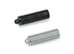 GN 616.1 - BOLT PLUNGERS WITH PACKING RING - STEEL OR STAINLESS STEEL