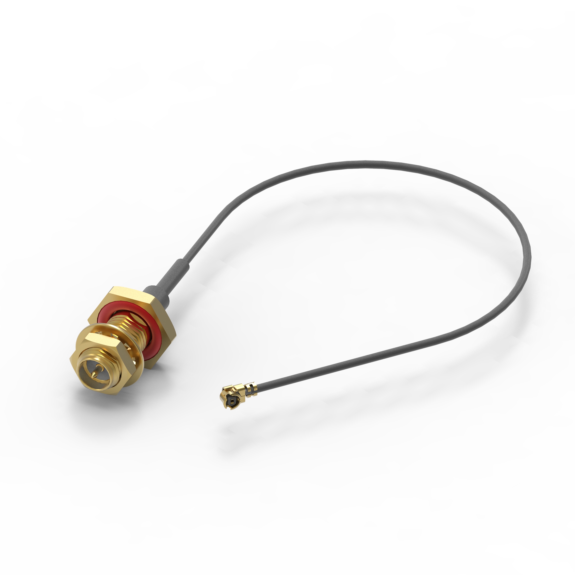 RPSMA Blkd Jack IP67 to UMRF R/A Plug