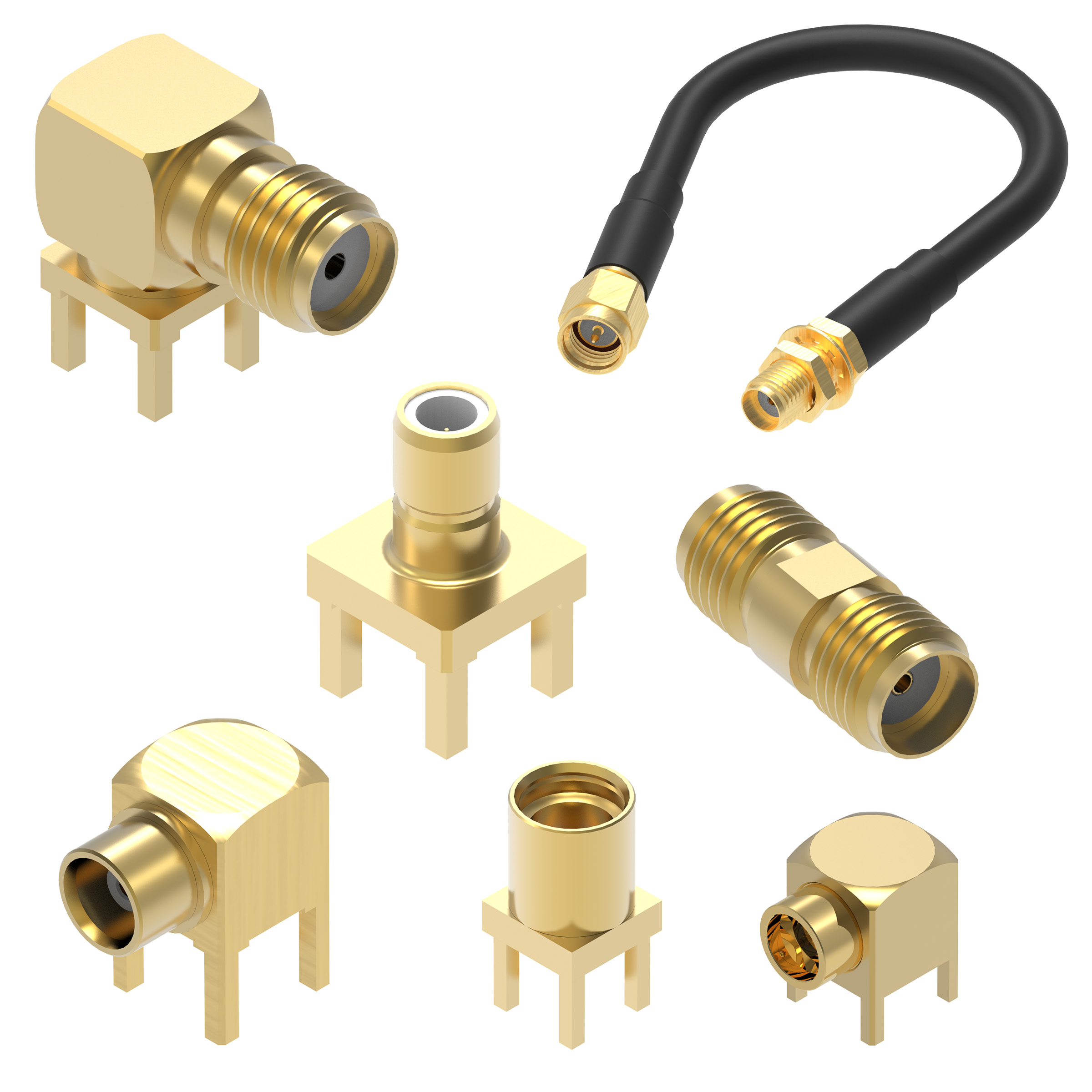 Coaxial connectors