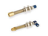 VPG - ANTI-ROTATION MINI VACUUM CUPS SPRING SUSPENSIONS - THREADED CONNECTION MALE OR FEMALE, STEEL, ALUMINIUM AND BRASS