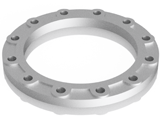 Hydraulic plain flanges