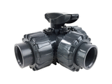 PVC 3-Way Ball Valves