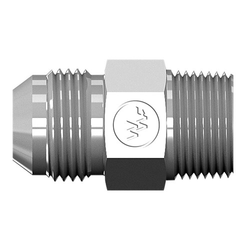 Male JIC To Male BSPT Straight