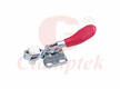 Horizontal handle toggle clamps
