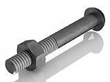 Round head bolts