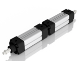 Tandem pneumatic cylinders