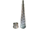 Telescopic pneumatic cylinders