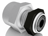 Bulkhead pneumatic fittings