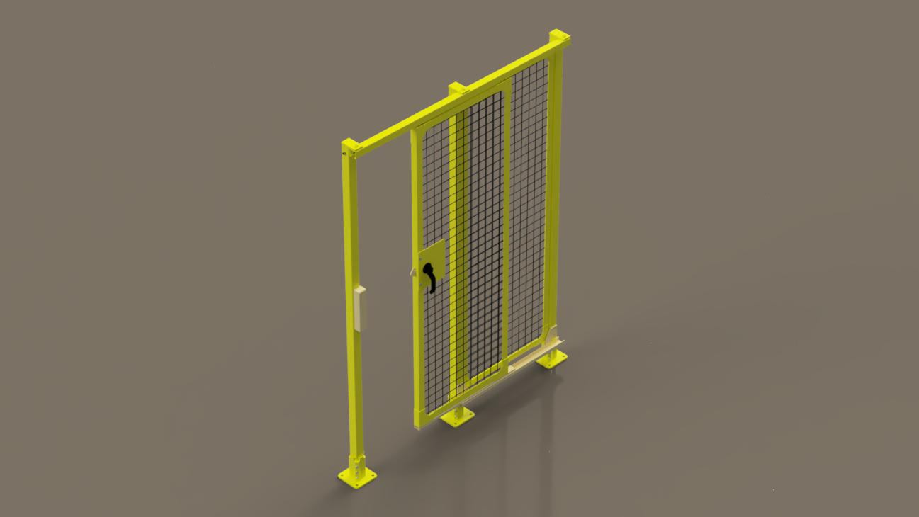 Gate Assemblies: 3D models - SOLIDWORKS, Inventor, CATIA V5, AutoCAD ...