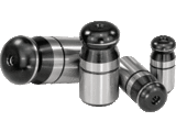 Locating pins with ball-end Form A