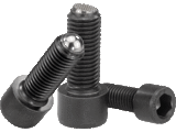 Ball-end thrust screws with head
