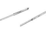 Telescopic slides, steel for side mounting, partial extension, load capacity up to 50 kg