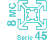 PROFILES SERIES 45 SLOT 8 MC