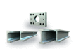 Steel sections and mounting plates