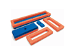 GERANIO FOAM RUBBER SUCTION CUPS FOR GRIPPING SAWN BUSH-HAMMERED OR FLAMED MARBLE, NON-SLIP OR CORRUGATED EMBOSSED SHEETS