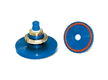 VENTOSE DA INCASSO CON OTTURATORE A SFERA E GUARNIZIONE OR IN SILICONE PER PIANI A DEPRESSIONE