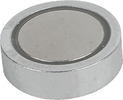 Magnets shallow pot NdFeB, Form A