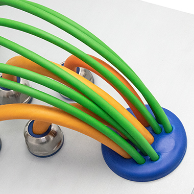 Cable entry plates for the food industry