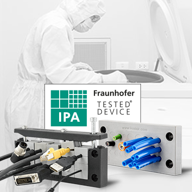 Cable entry systems for cleanroom technology