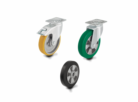 Medium duty castors