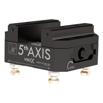 96mm 90° Top Tooling, 152.4mm Self-Centering Vise