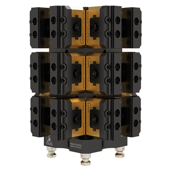 96mm Top Tooling, Tombstone w/ 12x 100mm Self-Centering Vises