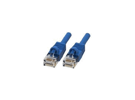 CAT5E RJ45 to RJ45 with Boot,NPC-5E-010-BU-BB