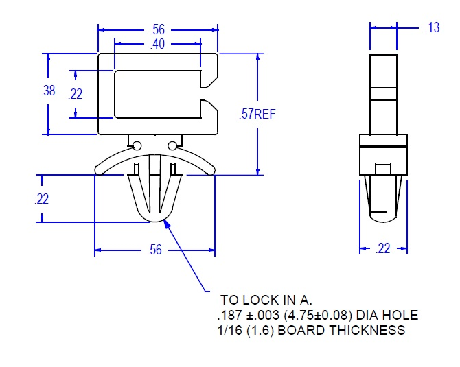 AEH All Electronics Hardware - Archivos CAD gratuitos - 02 Series: Side ...