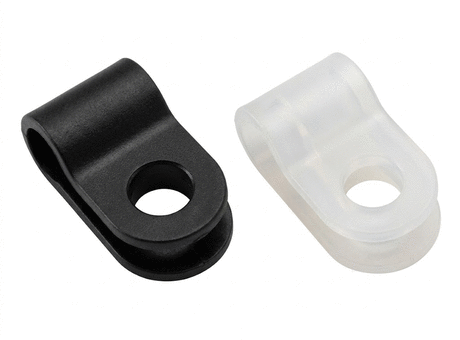 03 Series: 3/8" Wide Cable Clamps (.140 Mtg Hole)