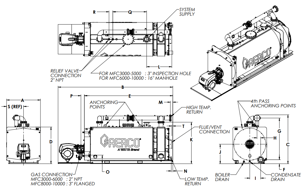 AERCO - Free CAD models - MFC (Multi-Fuel Condensing) - TraceParts