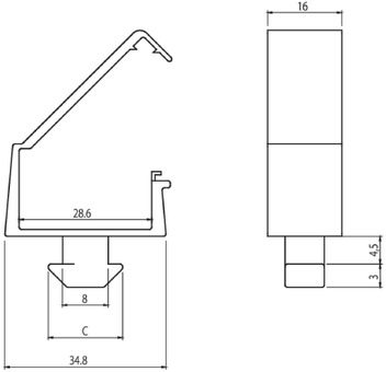Dimensioned drawing