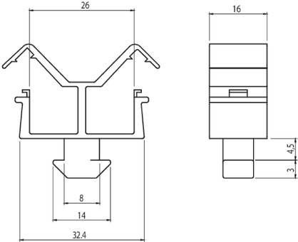 Dimensioned drawing