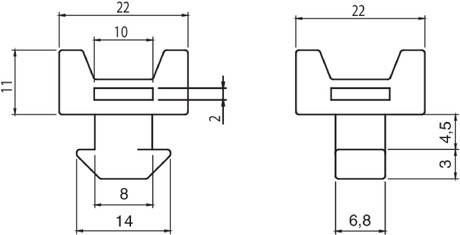 Dimensioned drawing