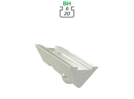Roll-in nut with ball
