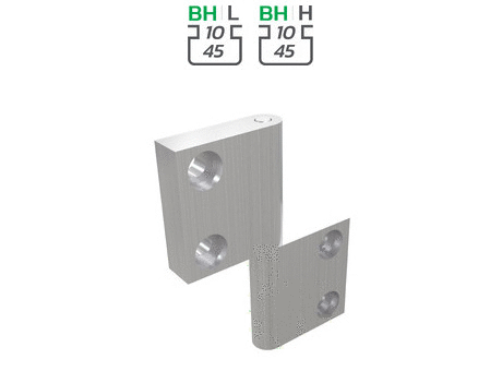 Aluminium hinge