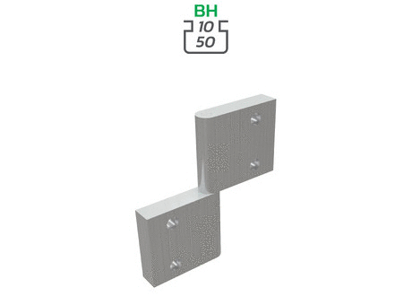 Aluminium hinge