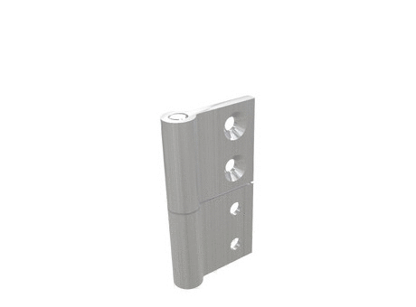 Aluminium hinge