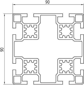 Dimensioned drawing