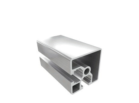 Aluminium profile section, 40x40 mm