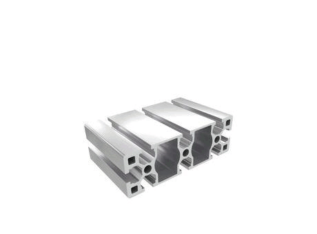 Aluminium profile section, 40x120 mm