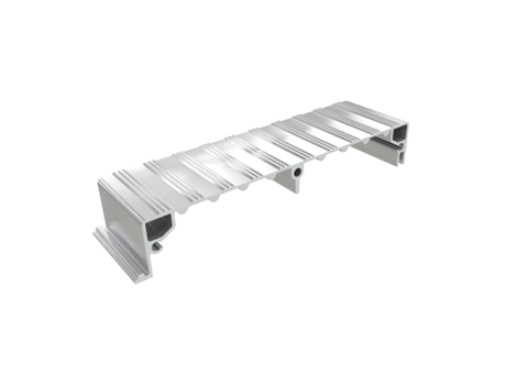 Aluminium profile section step, 260x45 mm