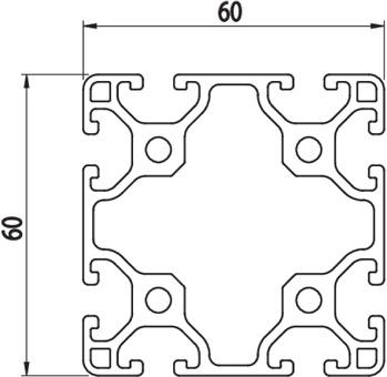 Alusic - Free CAD models - 60x60 - TraceParts