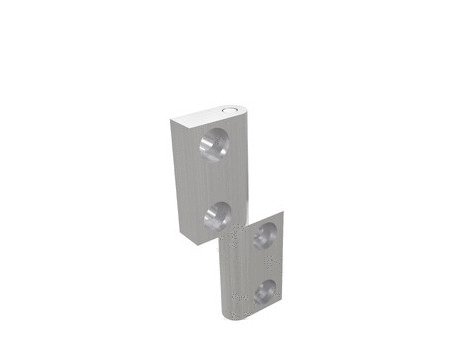 Aluminium hinge