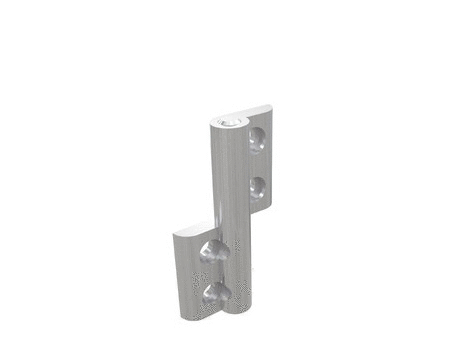 Aluminium hinge