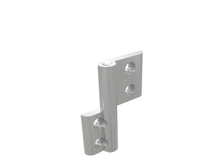 Aluminium hinge
