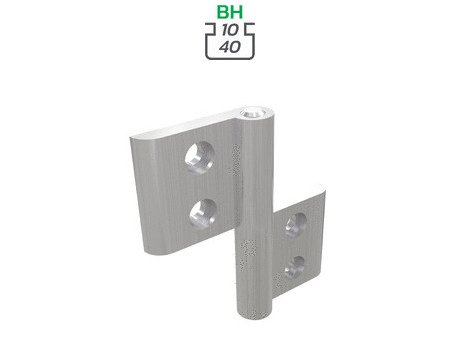 Aluminium hinge