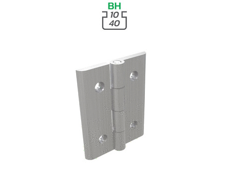 Aluminium hinge