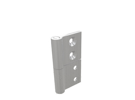 Aluminium hinge