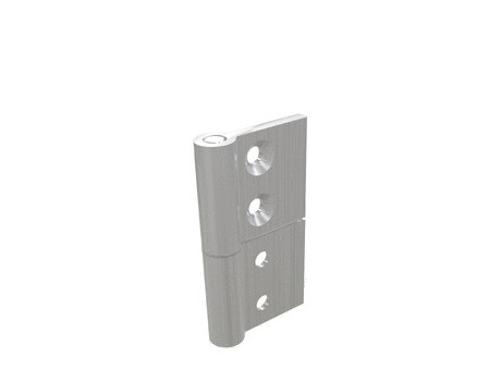 Aluminium hinge