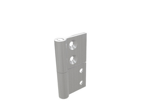 Aluminium hinge